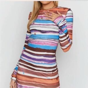 Verge Girl Bodycom Mini Dress Open Back Small